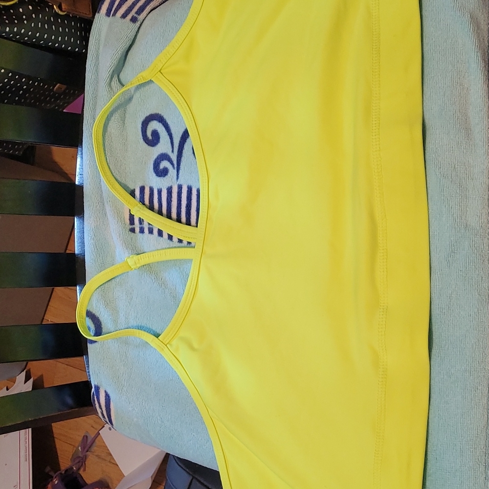torrid Yellow Strappy Sports Bra